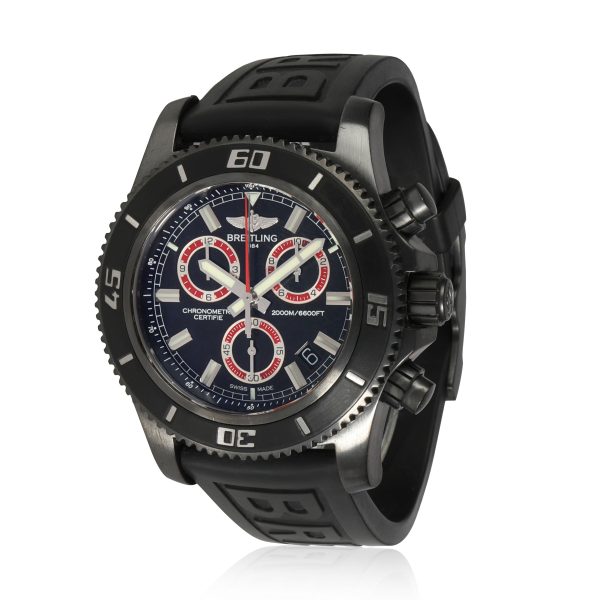 Breitling SuoerOcean Chrono M73310 Mens Watch in Black Steel Breitling SuoerOcean Chrono M73310 Mens Watch in Black Steel