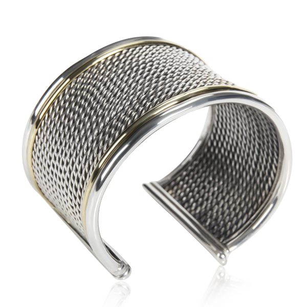 108950 pv 0587c588 87a5 41cc b692 ccf503380162 David Yurman Origami Cuff in 18K Yellow Gold Sterling Silver