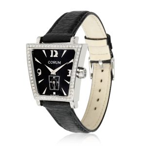 Corum Trapeze 10540447 Womens Watch in Stainless Steel Cartier Signature Ring Size 11 750WG White Gold Silver