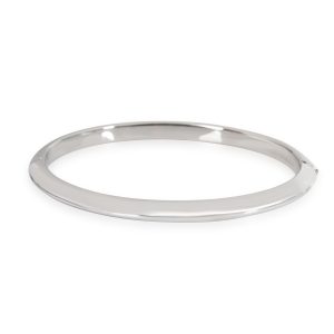 Roberto Coin Classic Knife Edged Bangle in 18K White Gold Balenciaga Long Wallet Black White