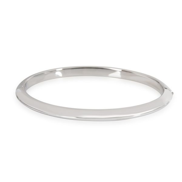 Roberto Coin Classic Knife Edged Bangle in 18K White Gold Roberto Coin Classic Knife Edged Bangle in 18K White Gold