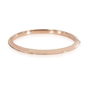 Roberto Coin Classic Knife Edge Bangle in 18K Rose Gold Cart