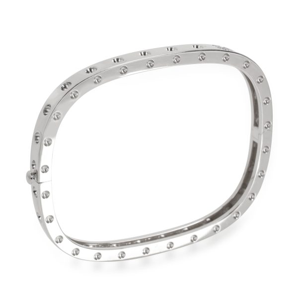 108974 sv 5393117e 2bab 459a bdfe c1dfa358e46d Roberto Coin Pois Moi Diamond Bangle in 18K White Gold 007 CTW