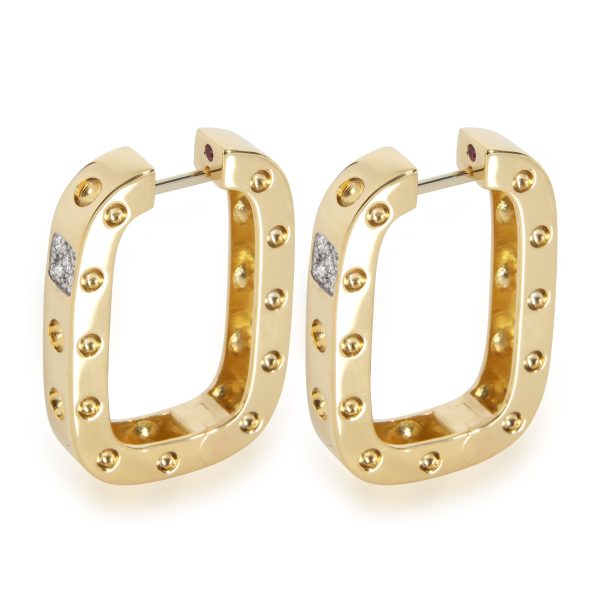 108997 sv 266e57f0 0589 4943 87bb a4ade1f92ad7 Roberto Coin Pois Moi Diamond Earrings in 18K Yellow Gold 010 CTW