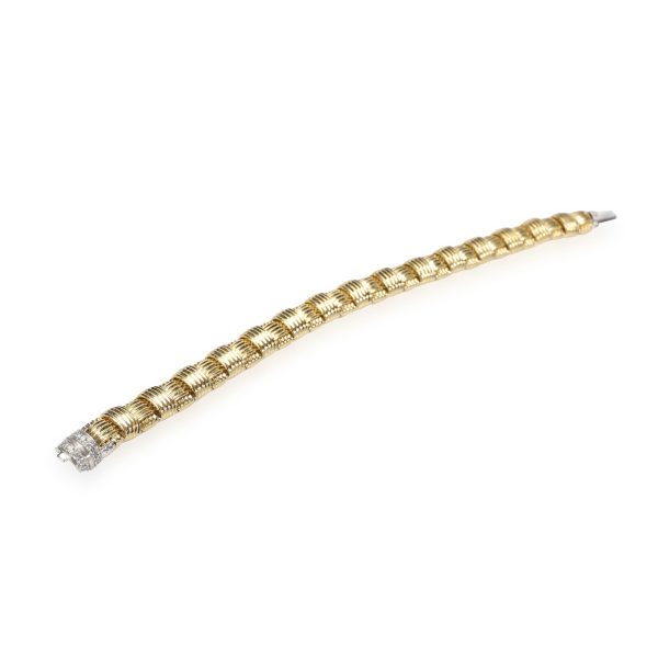 109079 pv 25c5cdc9 fcd5 4ef0 9877 bacf41b9629d Roberto Coin Appasionata Diamond Bracelet in 18K Yellow Gold 014 CTW