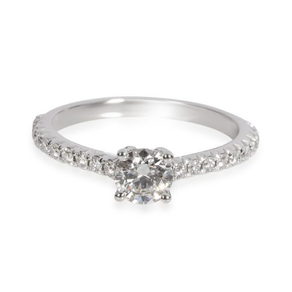 Tiffany Co Novo Diamond Engagement Ring in Platinum 055 CTW Tiffany Co Novo Diamond Engagement Ring in Platinum 055 CTW