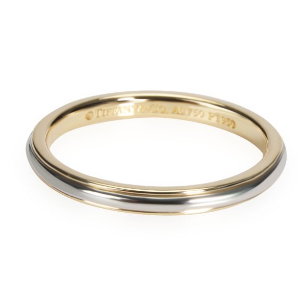 Tiffany Co Lucida Band in 18K Yellow Gold and Platinum Tiffany Co Lucida Band in 18K Yellow Gold and Platinum