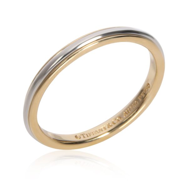 109312 pv Tiffany Co Lucida Band in 18K Yellow Gold and Platinum