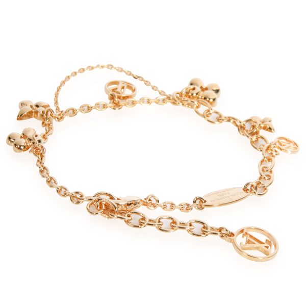 109535 bv Louis Vuitton Costume Gold Plated Charm Bracelet