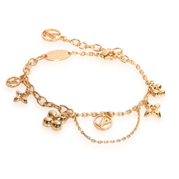 Louis Vuitton Costume Gold Plated Charm Bracelet Louis Vuitton Costume Gold Plated Charm Bracelet