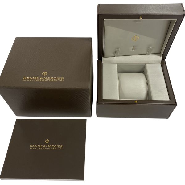 109580 box 2f855453 6fec 4d70 9894 4250f63d7be9 Baume Mercier Clifton MOA10205 Mens Watch in Stainless Steel