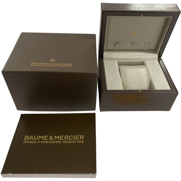 109581 box Baume Mercier Clifton MOA10211 Mens Watch in Stainless Steel