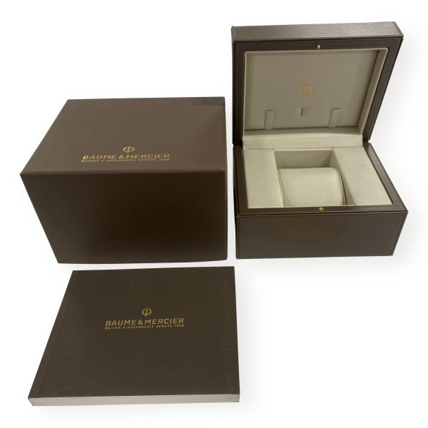 109585 box Baume Mercier Clifton Club MOA10339 Mens Watch in DLC