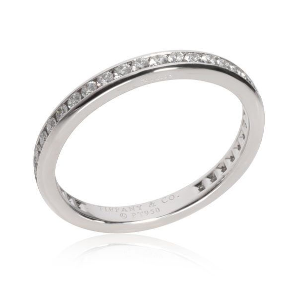 Platinum Eternity Band Tiffany Co Channel Set Diamond Eternity Band in Platinum 050 CTW