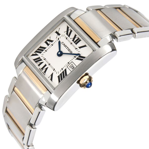 109618 lv Cartier Tank Francaise W51012Q4 Unisex Watch in 18kt Stainless SteelYellow Gold