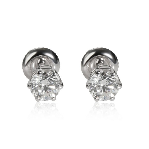 IGI Certified Diamond Stud Earring in 18K White Gold F IF 152 CTW IGI Certified Diamond Stud Earring in 18K White Gold F IF 152 CTW