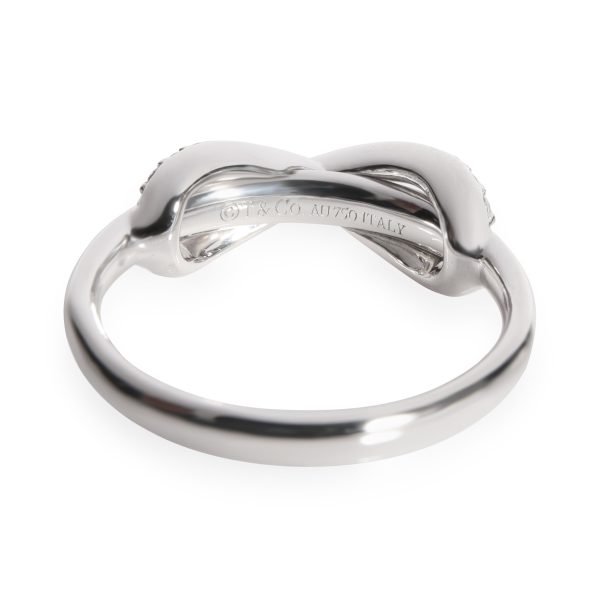 Tiffany Co Tiffany Co Diamond Infinity Ring in 18K White Gold 013 CTW