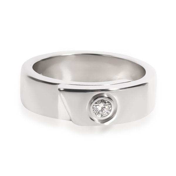 Rings Cartier Nouvelle Vague Diamond Ring in 18K White Gold 007 CTW