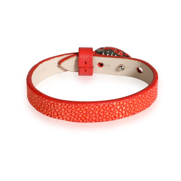 109800 bv 34707daa dabb 4a32 9c52 d6070843926b Bulgari Serpentini Forever Bracelet in Red Leather