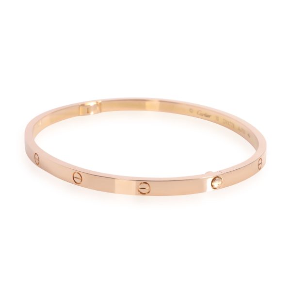 109814 sv Cartier Love Bracelet in 18K Pink Gold SM