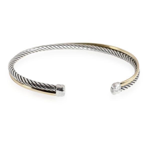 109818 bv 59e33142 3ec8 4fde 9197 b87a0b6ca304 David Yurman Crossover Cuff in 18K Yellow GoldSterling Silver