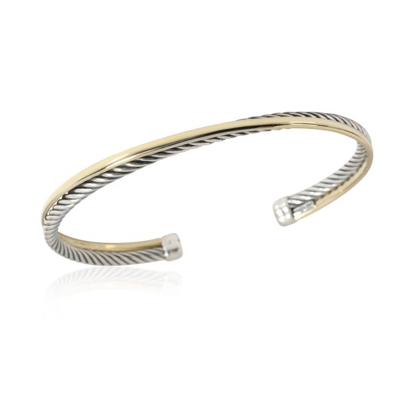 109818 pv 083b6b2a 6256 48a2 902e 4a10818310d1 David Yurman Crossover Cuff in 18K Yellow GoldSterling Silver