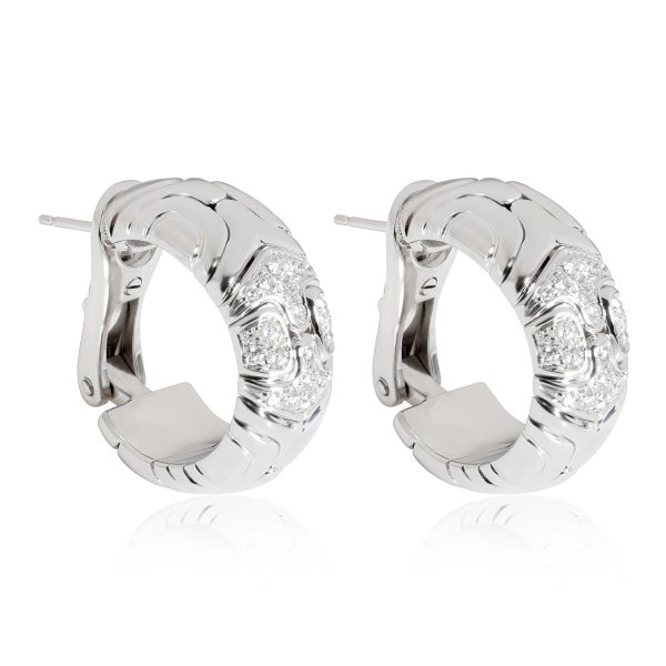 109890 sv a696887a f998 4d7f ae1e 9f0de2e6ad51 Bulgari Spiga Diamond Earring in 18K White Gold 045 CTW