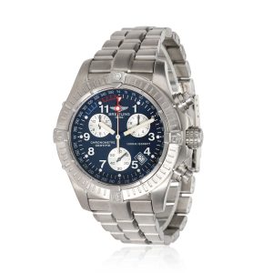 Breitling Avenger E73360 Mens Watch in Titanium Gucci Red White Blue Water Snake Large Nymphaea Bamboo Top Handle Bag