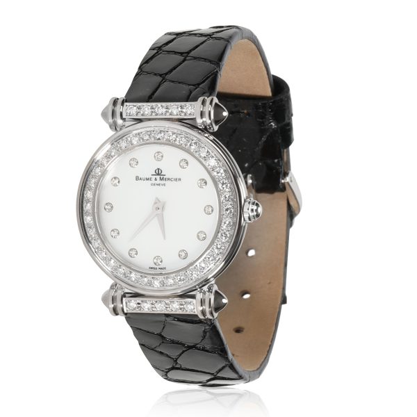 Baume Mercier Classique 65351 Womens Watch in 18kt White Gold Baume Mercier Classique 65351 Womens Watch in 18kt White Gold