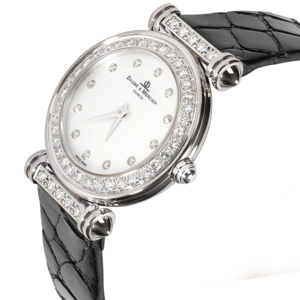 109927 lv Baume Mercier Classique 65351 Womens Watch in 18kt White Gold