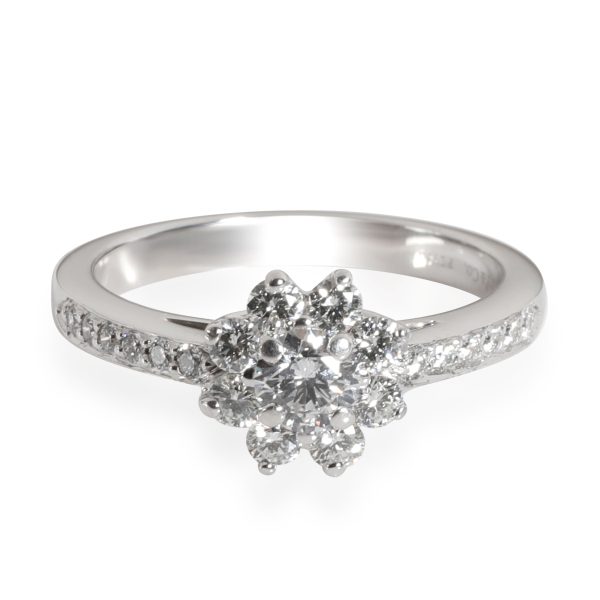 Rings Tiffany Co Diamond Fleurette Ring in Platinum 060 CTW