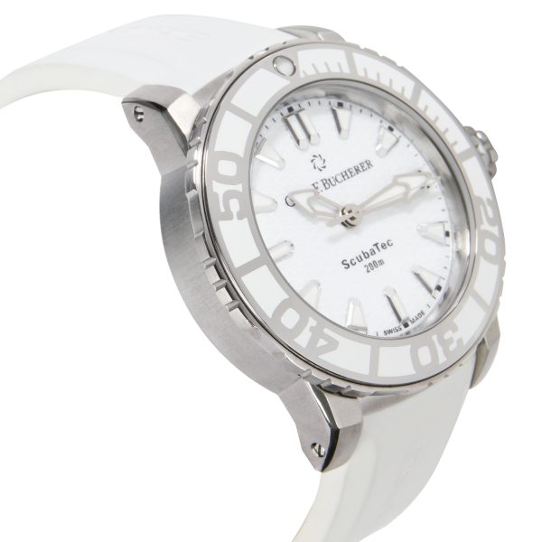 109966 rv Bucherer ScubaTec 0010634232303 Womens Watch in Stainless Steel