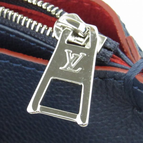 11 Louis Vuitton LockMe Shoulder Bag Cowhide Calf Marine Rouge Blue