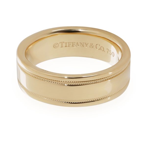 Tiffany Co Tiffany Together Essential Milgrain Band in 18K Yellow Gold Tiffany Co Tiffany Together Essential Milgrain Band in 18K Yellow Gold