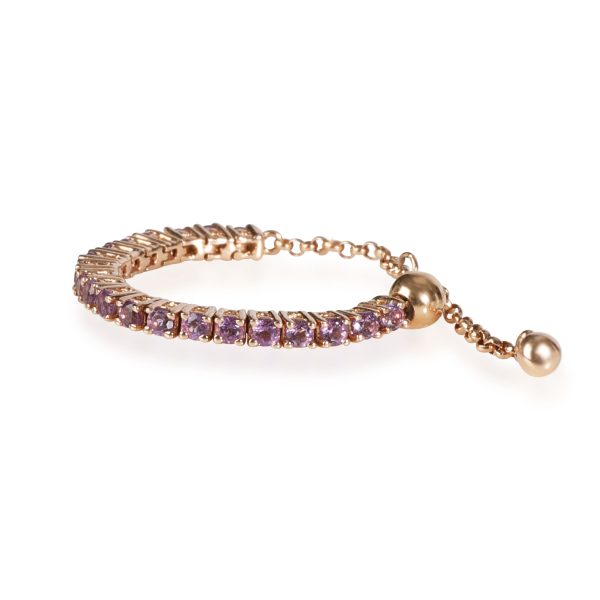 Ring Rose Gold My Story Amethyst Stackable Bolo Ring in 14K Rose Gold