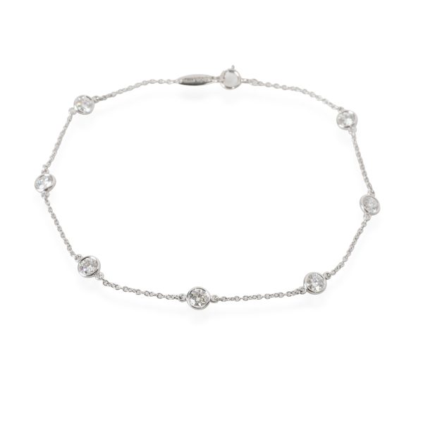 Tiffany Co Elsa Peretti Diamond by the yard Bracelet in Platinum 126 CTW Tiffany Co Elsa Peretti Diamond by the yard Bracelet in Platinum 126 CTW