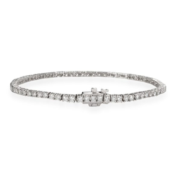 110341 bv d6ef197b 84f2 4ca8 9d57 920a1b57df89 Four Prong Diamond Tennis Bracelet in 14K White Gold 251 CTW