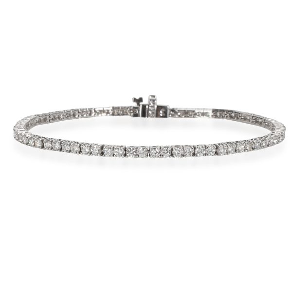 Four Prong Diamond Tennis Bracelet in 14K White Gold 251 CTW Four Prong Diamond Tennis Bracelet in 14K White Gold 251 CTW