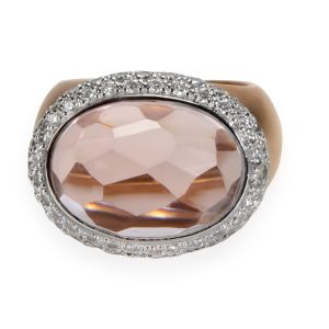 Pomellato Iceberg Morganite Diamond Ring Cart