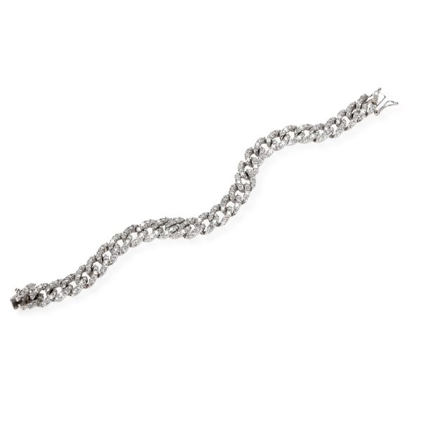 110360 pv 0768a2df 2476 44fd a922 96081081e3d1 Diamond Curb link Bracelet in 18K White Gold 680 CTW