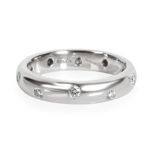 Tiffany Co Etoile Diamond Ring in Platinum 020 CTW Cart