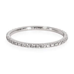 Tiffany Co Metro Diamond Eternity Band in 18K White Gold 032 CTW Cart