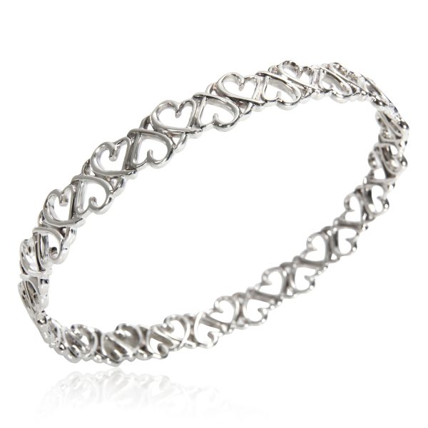 110398 pv Tiffany Co Paloma Picasso Loving Hearts Bangle in Sterling Silver