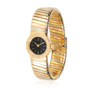 Bulgari Tubogas BB 19 2T Womens Watch in 18kt 3 Tone Gold Cart