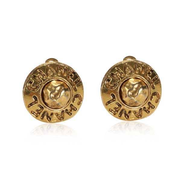 Chanel Vintage Gold Tone Earrings Chanel Vintage Gold Tone Earrings