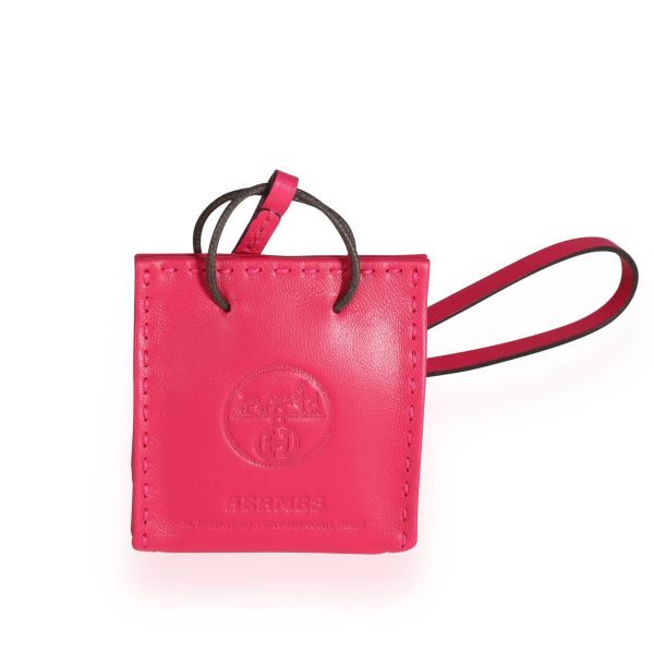 110447 pv 76671f36 5b95 4e34 9688 ac66da5e12b6 Hermès Rose Mexico Milo Swift Leather Bag Charm