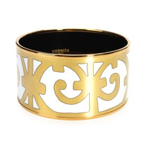 Hermès Balcons du Guadalquivir Gold Plated Bangle Louis Vuitton Speedy Bandouliere 25 Shoulder Bag Monogram Implant Leather Black