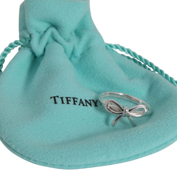 Rings Tiffany Co Bow Ring in Sterling Silver