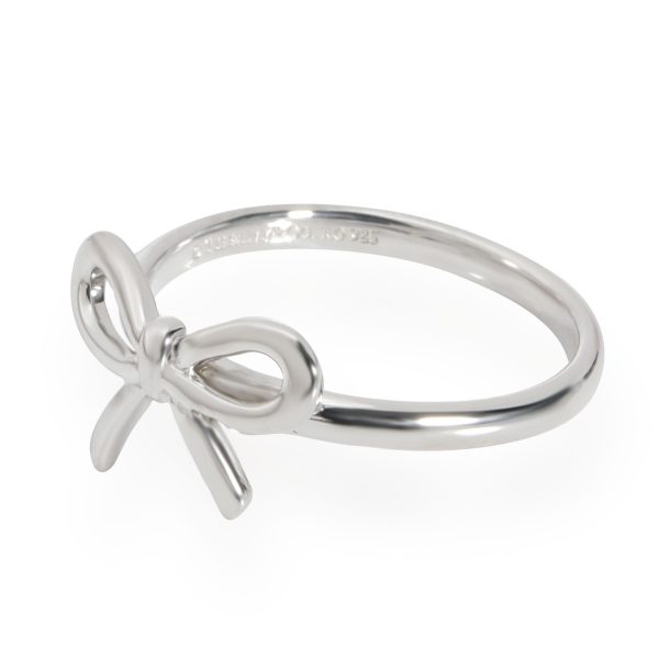 Silver Fashion Ring Tiffany Co Bow Ring in Sterling Silver