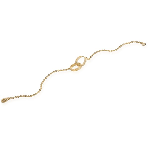 110587 pv Cartier Love Interlocking Bracelet in 18K Yellow Gold